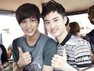 EXO-K Rayakan Ulang Tahun D.O dan Kai dengan Belasan Kue